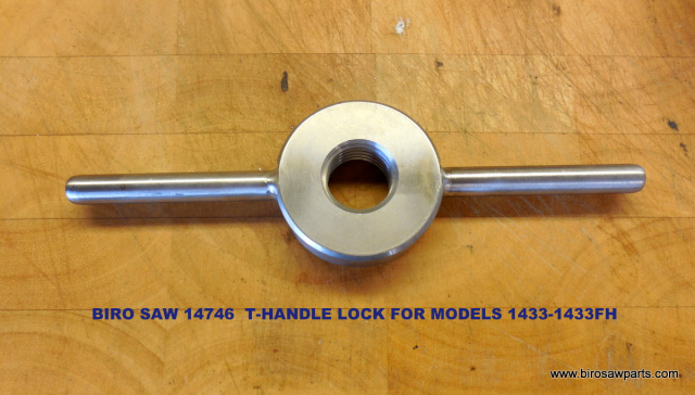 T-Handle Lock For Biro Models 1433 & 1433FH Replaces OEM #14746